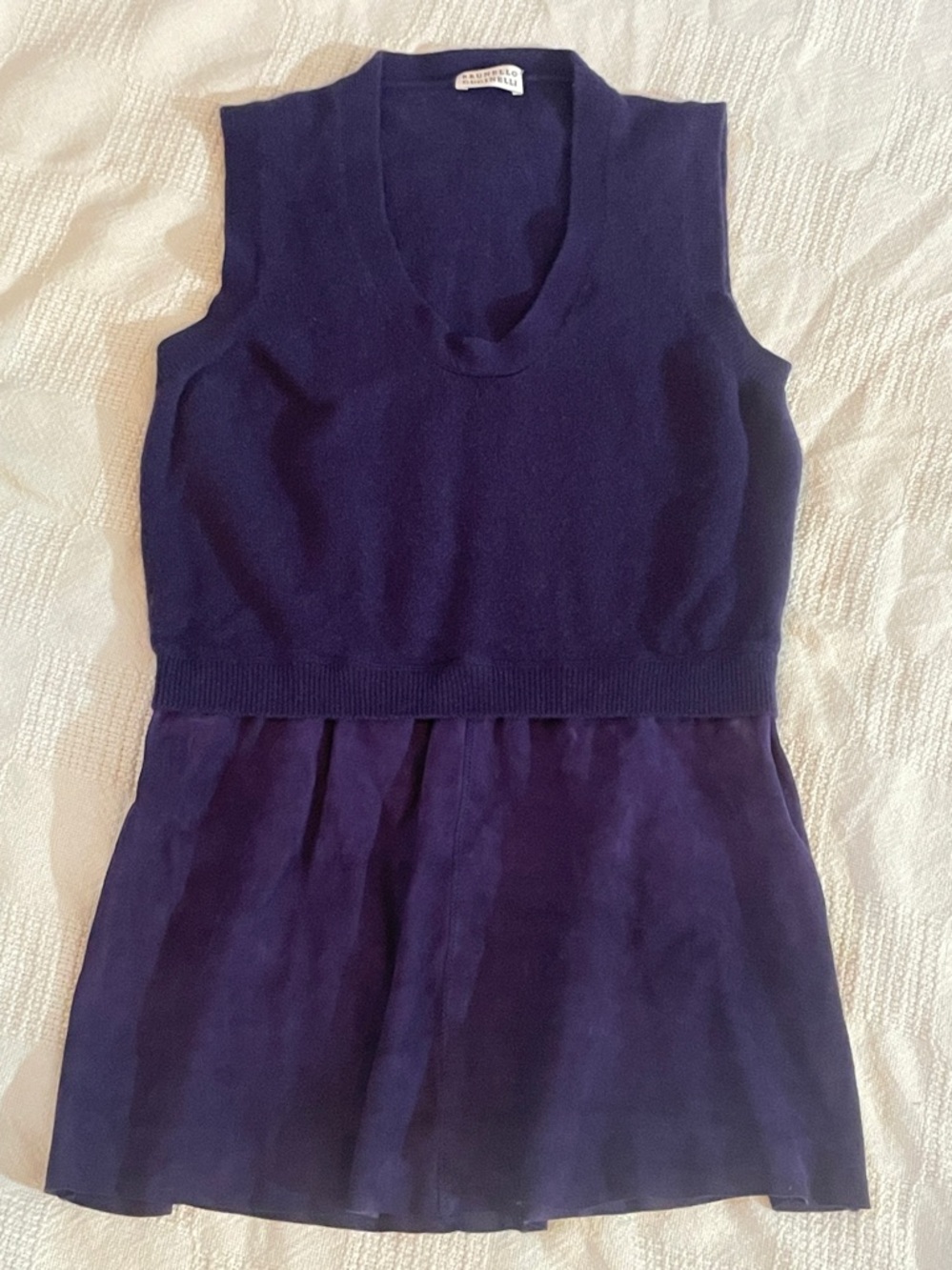Brunello Cucinelli Couture Cashmere Blend Top